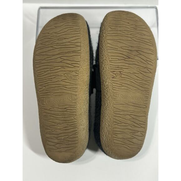 Giesswein Ultra Comfort Camden Gray Wool Shoes US 8 EUR 38 Ladies Cozy Slippers - Picture 13 of 14